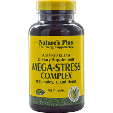 Nature's Plus, Mega-Stress-Komplex, 90 Tabletten