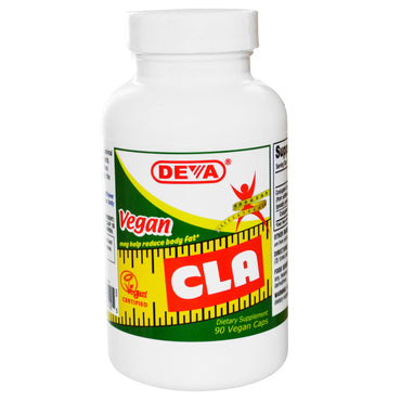 Deva, végétalien, CLA, 90 gélules végétaliennes