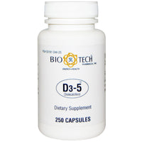 Bio Tech Pharmacal, Inc, D3-5 Cholecalciferol, 250 Capsules