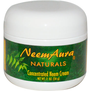 Neemaura Naturals Inc, Crème concentrée de Neem, 2 oz (56 g)