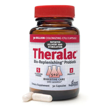 Master Supplements, Theralac, probiotique bio-reconstituant, 30 gélules