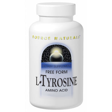 Source Naturals, L-tirosina, polvo de forma libre, 3,53 oz (100 g)