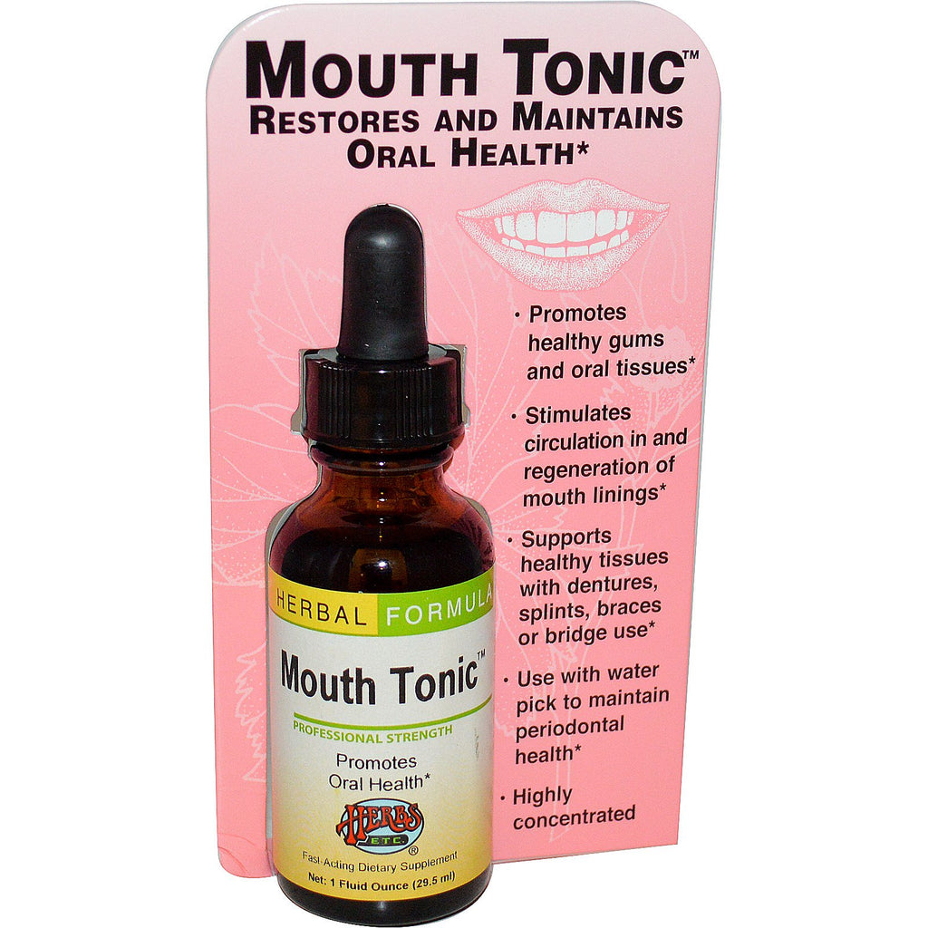 Herbs Etc., Mouth Tonic, 1 fl oz (29.5 ml)
