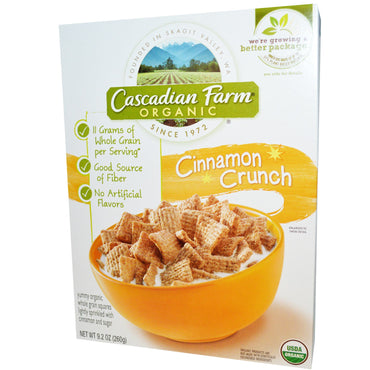 Cascadian Farm, Cinnamon Crunch, 9,2 oz (260 g)