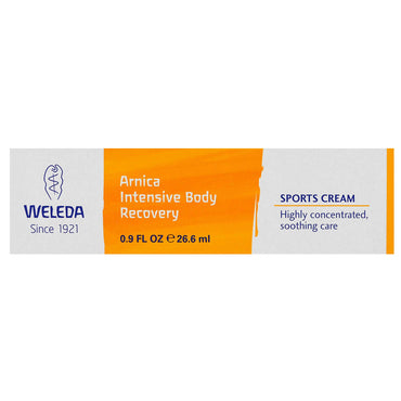 Weleda, Arnica Intensive Body Recovery, Sportcreme, 0,9 fl oz (26,6 ml)