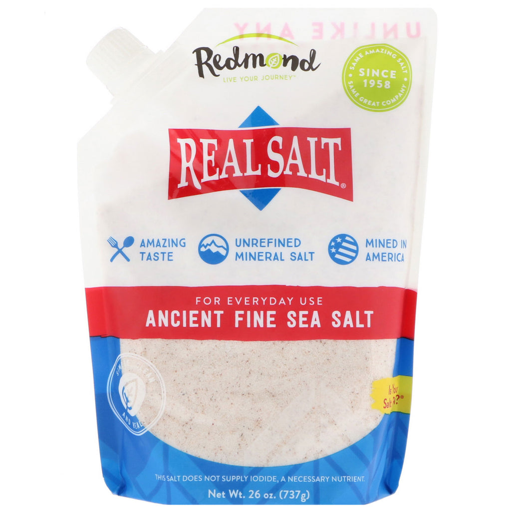 Riktigt salt, gammalt fint havssalt, 26 oz (737 g)