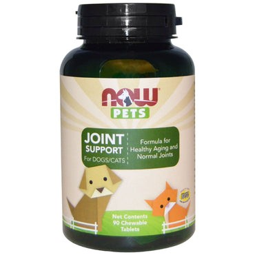Now Foods, Pets, Joint Support for Dogs/Cats, 90 เม็ดเคี้ยว