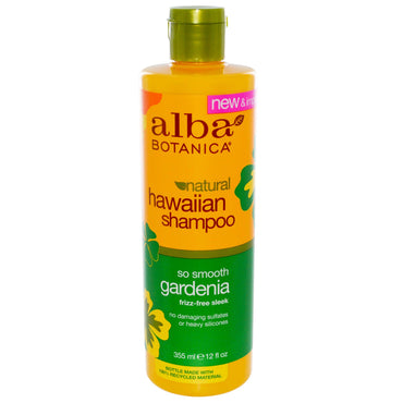 Alba Botanica, șampon natural hawaian, gardenie atât de netedă, 12 fl oz (355 ml)