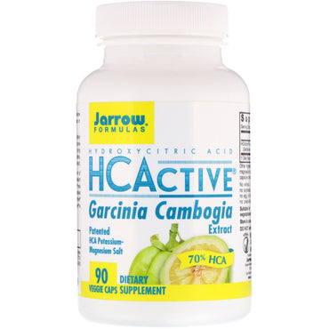 Jarrow Formulas, Extracto HCActive de Garcinia Cambogia, 90 cápsulas vegetales