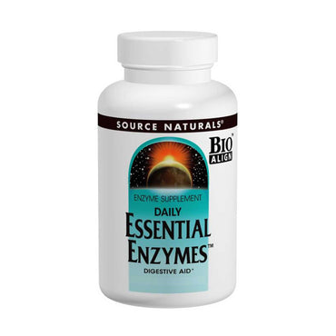 Source Naturals, Enzimas Essenciais Diárias, 500 mg, 240 Cápsulas