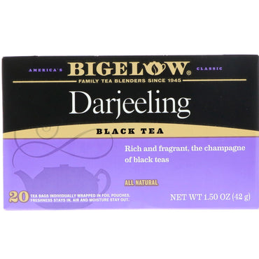 Bigelow, Darjeeling Black Tea, 20 Tea Bags, 1.50 oz (42 g)