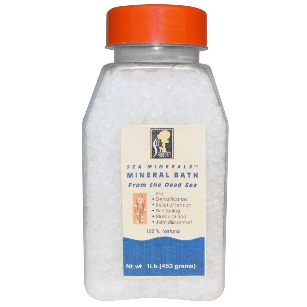 Sea Minerals, Baño mineral del Mar Muerto, 1 lb (453 g)