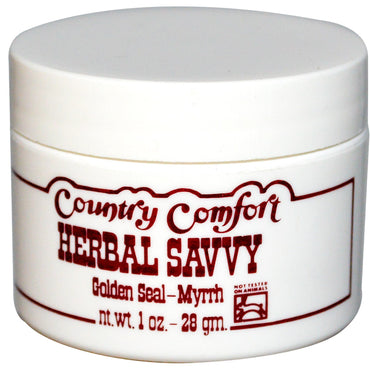 Country Comfort, Herbal Savvy, Golden Seal-Myrrhe, 1 oz (28 g)