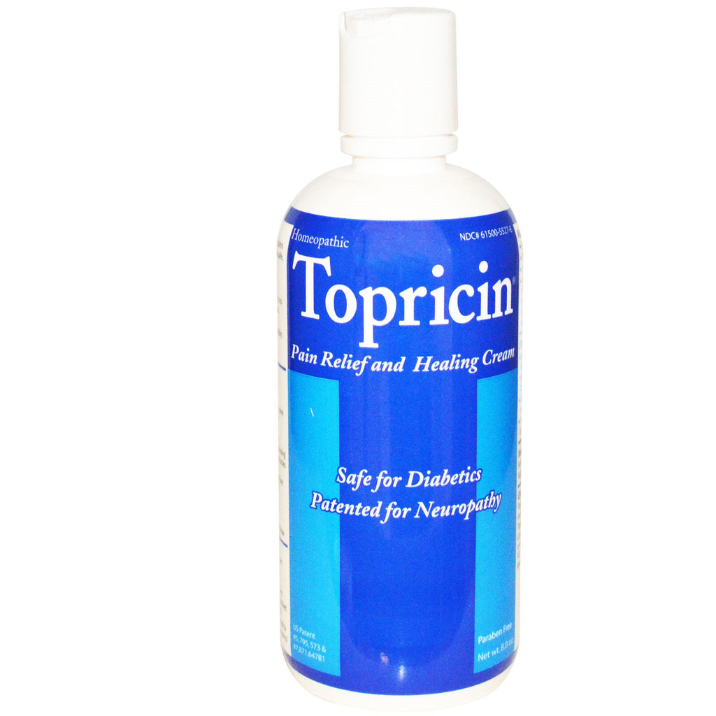 Topricin, crema para aliviar el dolor, 8,0 oz