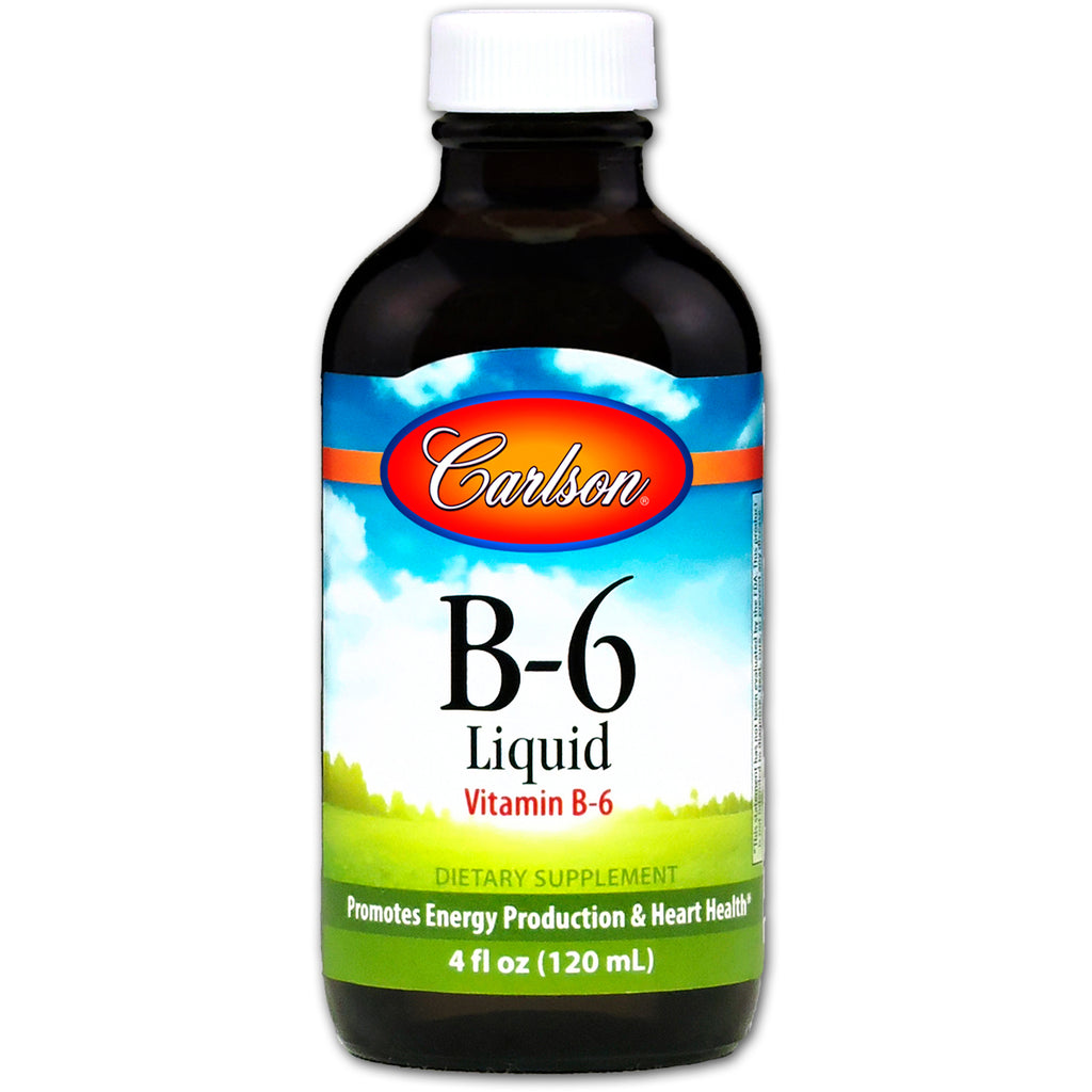 Carlson Labs, lichid B-6, 4 fl oz (120 ml)