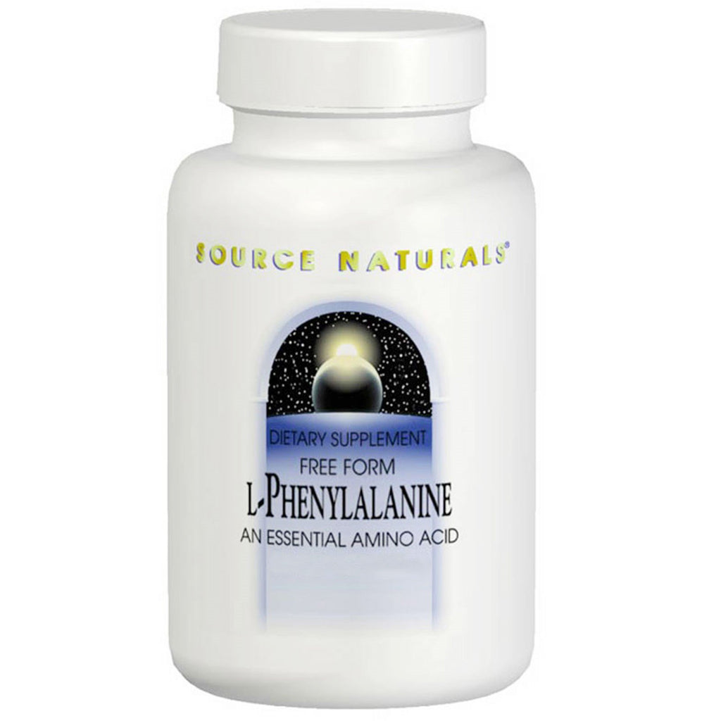 Source Naturals, L-Phenylalanine, 500 מ"ג, 100 טבליות