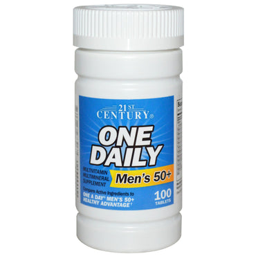 21st Century, One Daily، للرجال فوق سن 50 عامًا، فيتامينات متعددة ومعادن متعددة، 100 قرص