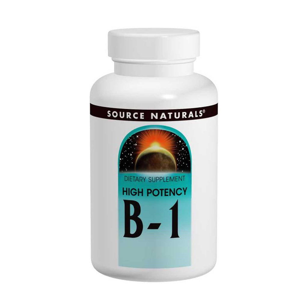 Source Naturals, B-1, wysoka moc, 500 mg, 100 tabletek
