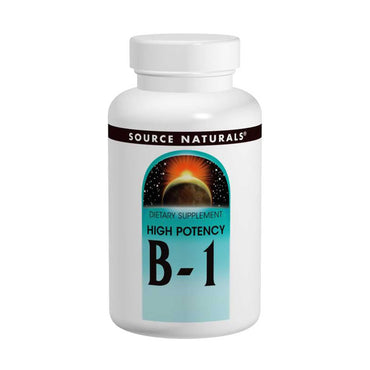 Source Naturals, B-1, haute puissance, 500 mg, 100 comprimés