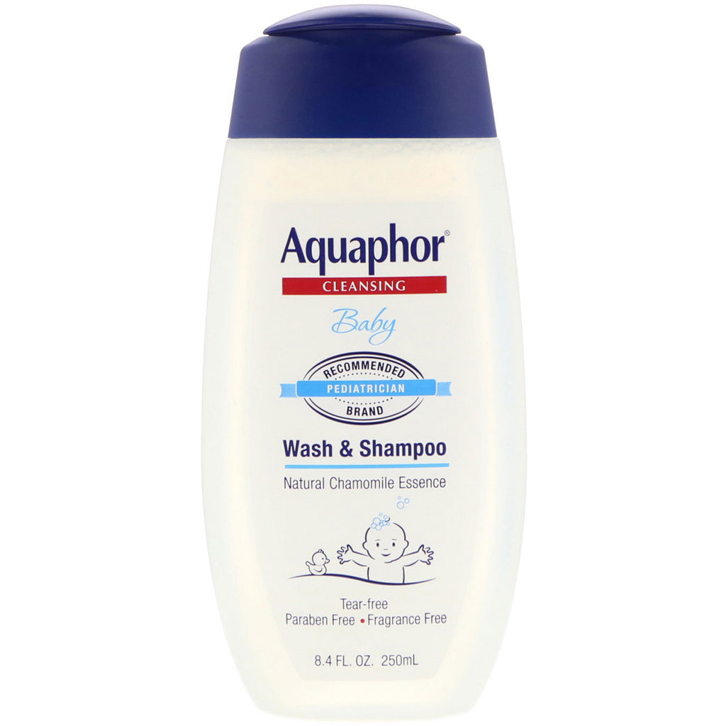 Aquaphor, Baby, Waschmittel und Shampoo, parfümfrei, 8,4 fl oz (250 ml)