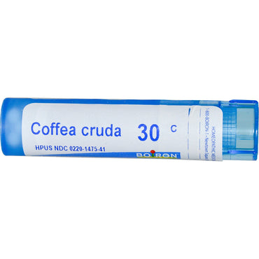 Boiron, enkelvoudige remedies, coffea cruda, 30c, ongeveer 80 pellets