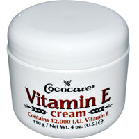 Cococare Vitamin E Cream 12000 IU 4 oz (110 g)