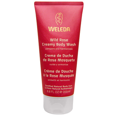 Weleda, Wild Rose Creamy Body Wash, 6,8 fl oz (200 ml)