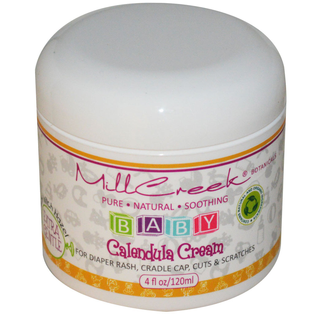 Mill Creek, Botanicals, Baby Calendula Cream, 4 oz (120 ml)