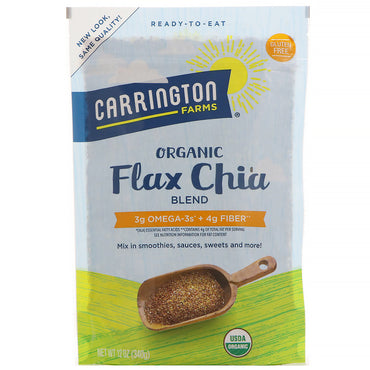 Carrington Farms, Ready To Eat,  Flax Chia Blend, 12 oz (340 g)