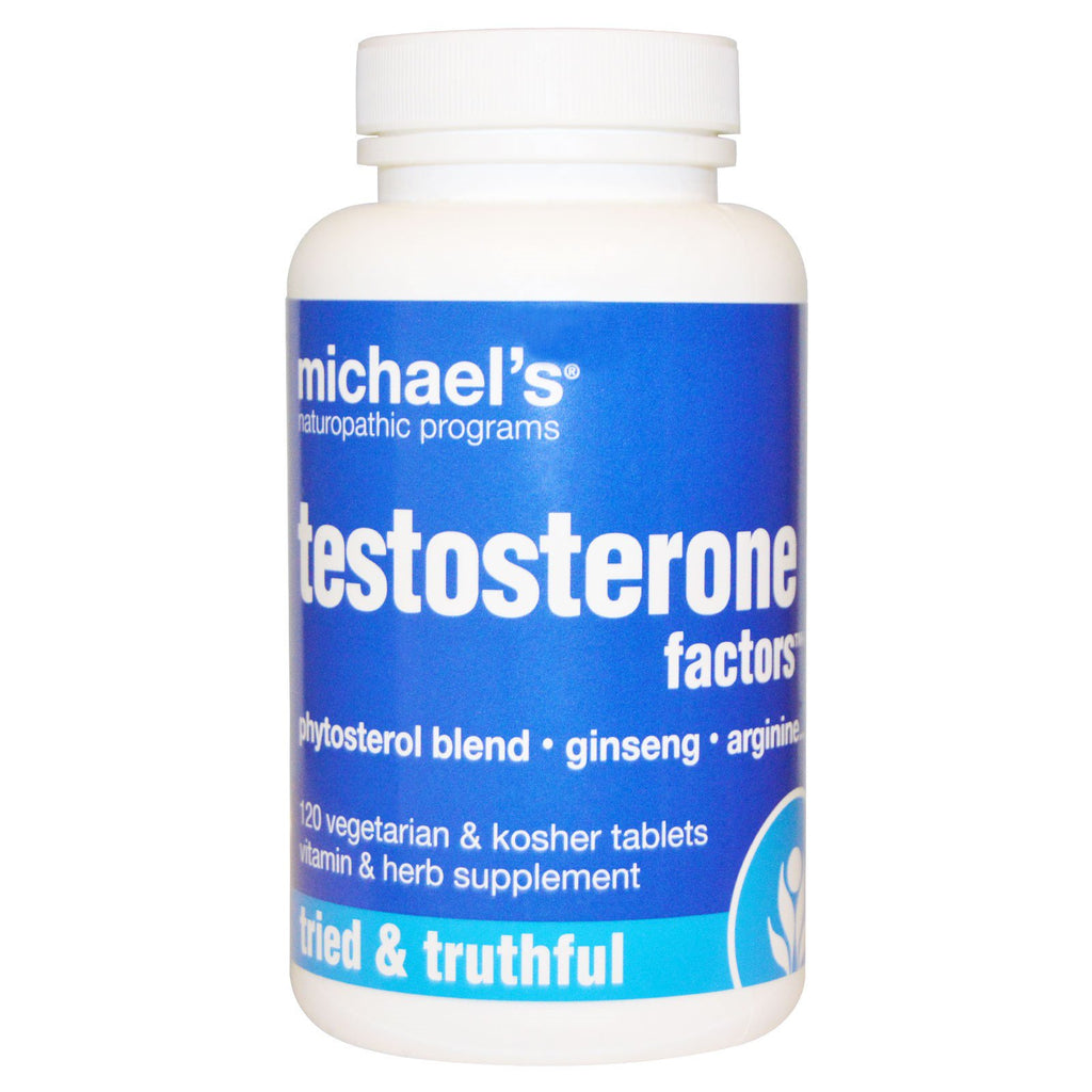 Michael's Naturopathic, factori de testosteron, 120 tablete