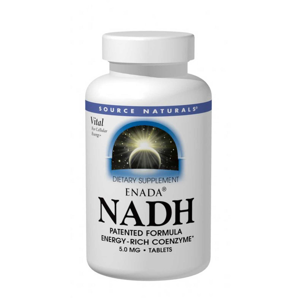 Source Naturals, ENADA NADH、5.0 mg、30 錠