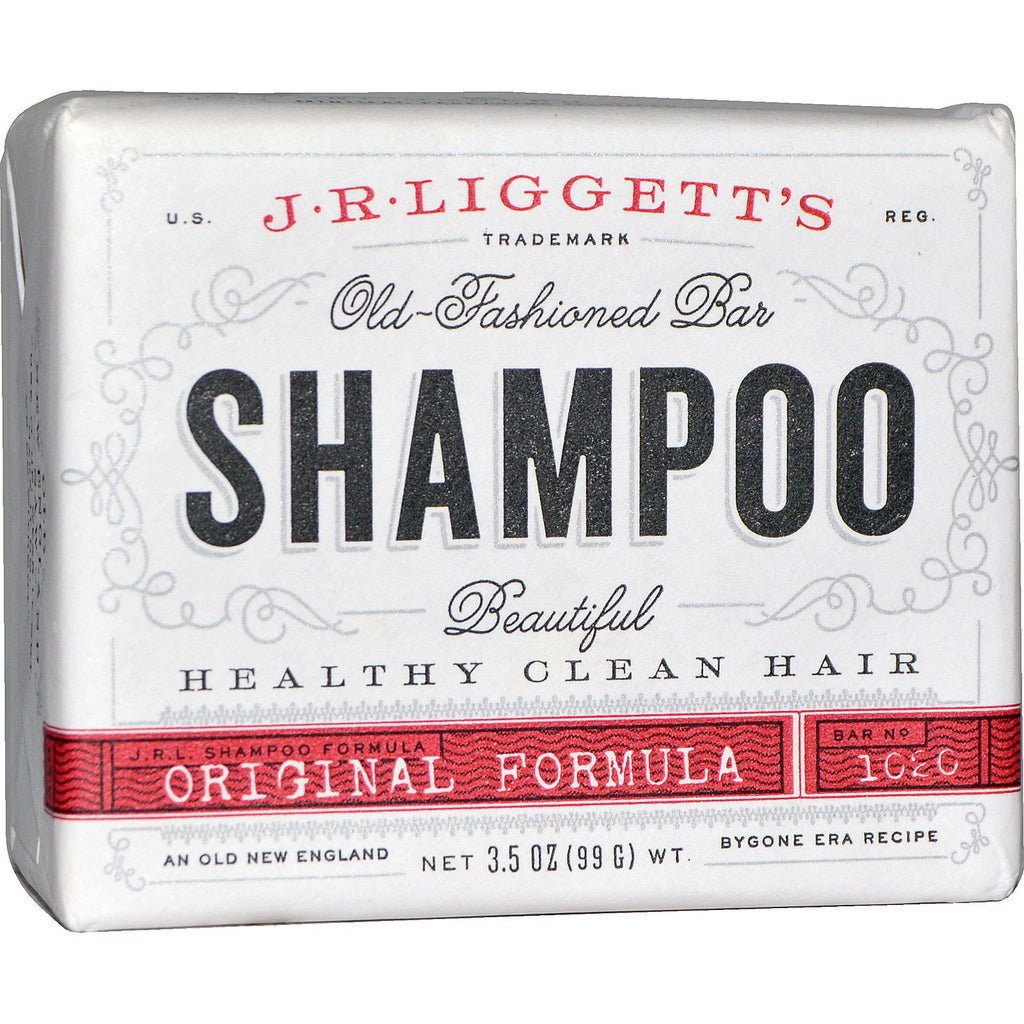 J.R. Liggett's, Old-Fashioned Bar Shampoo, Original Formula, 3.5 oz (99 g)