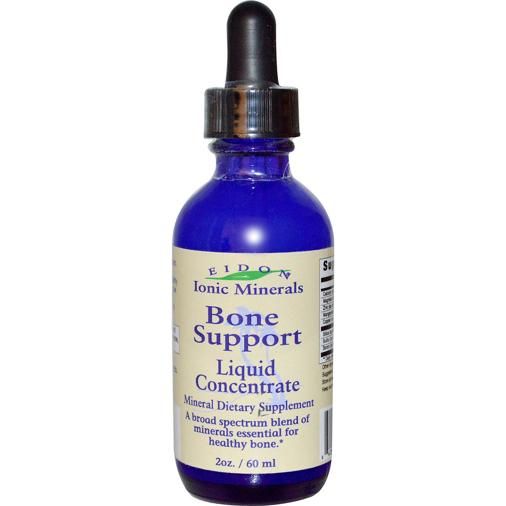 Eidon Mineral Supplements, Ionic Minerals, Bone Support, Liquid Concentrate, 2 oz (60 ml)