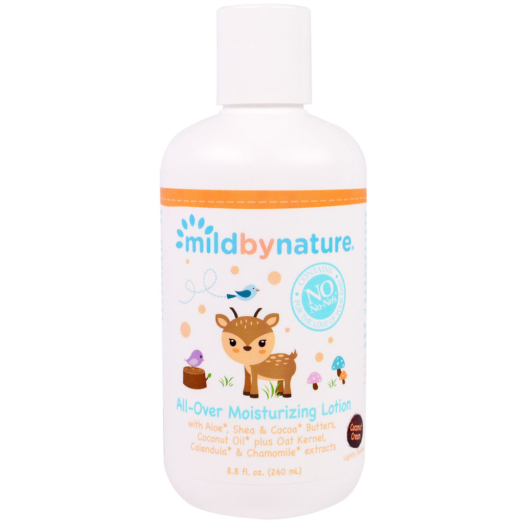 Mild By Nature All-Over Moisturizing Lotion Coconut Cream 8.8 fl oz (260 ml)