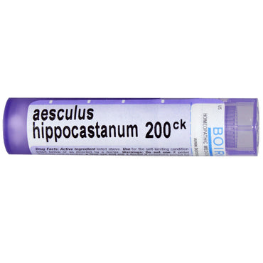 Boiron, enkeltremedier, aesculus hippocastanum, 200ck, ca. 80 pellets