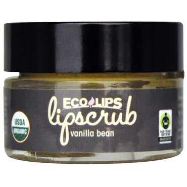 Eco Lips Inc., Gommage pour les lèvres, gousse de vanille, 0,5 oz (14,2 g)