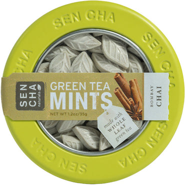 Sencha Naturals Grøn te Mints Bombay Chai 1,2 oz (35 g)