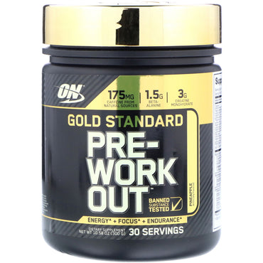 Optimum Nutrition, Gold Standard, Pre-Workout, Pineapple, 10.58 oz (300 g)