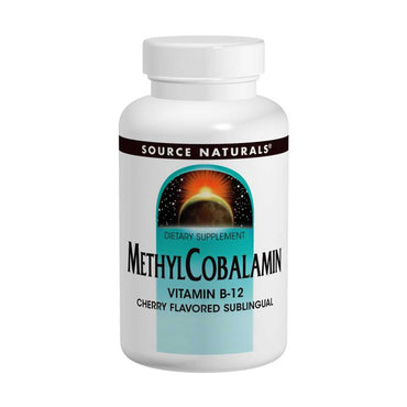 Source Naturals, MethylCobalamine, met kersensmaak, 1 mg, 120 BioLingual-zuigtabletten