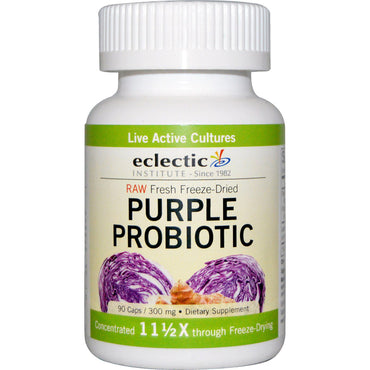 Eclectic Institute, Probiotique violet, 300 mg, 90 gélules