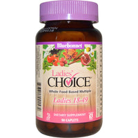 Bluebonnet Nutrition, Ladies Choice, Whole Food Based Multiple, Ladies 18-49, 90 Caplets