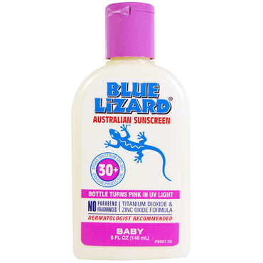 Blue Lizard Australian Sunscreen Crème solaire pour bébé SPF 30+ 5 fl oz (148 ml)