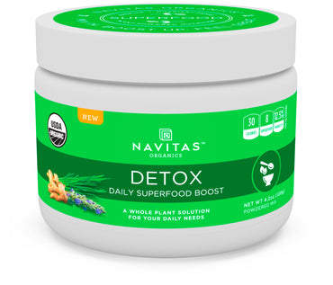 Navitas s, Detox, refuerzo diario de superalimentos, 4,2 oz (120 g)