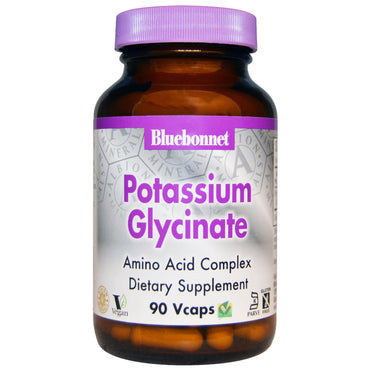 Bluebonnet nutrition, glycinate de potassium, 90 vcaps