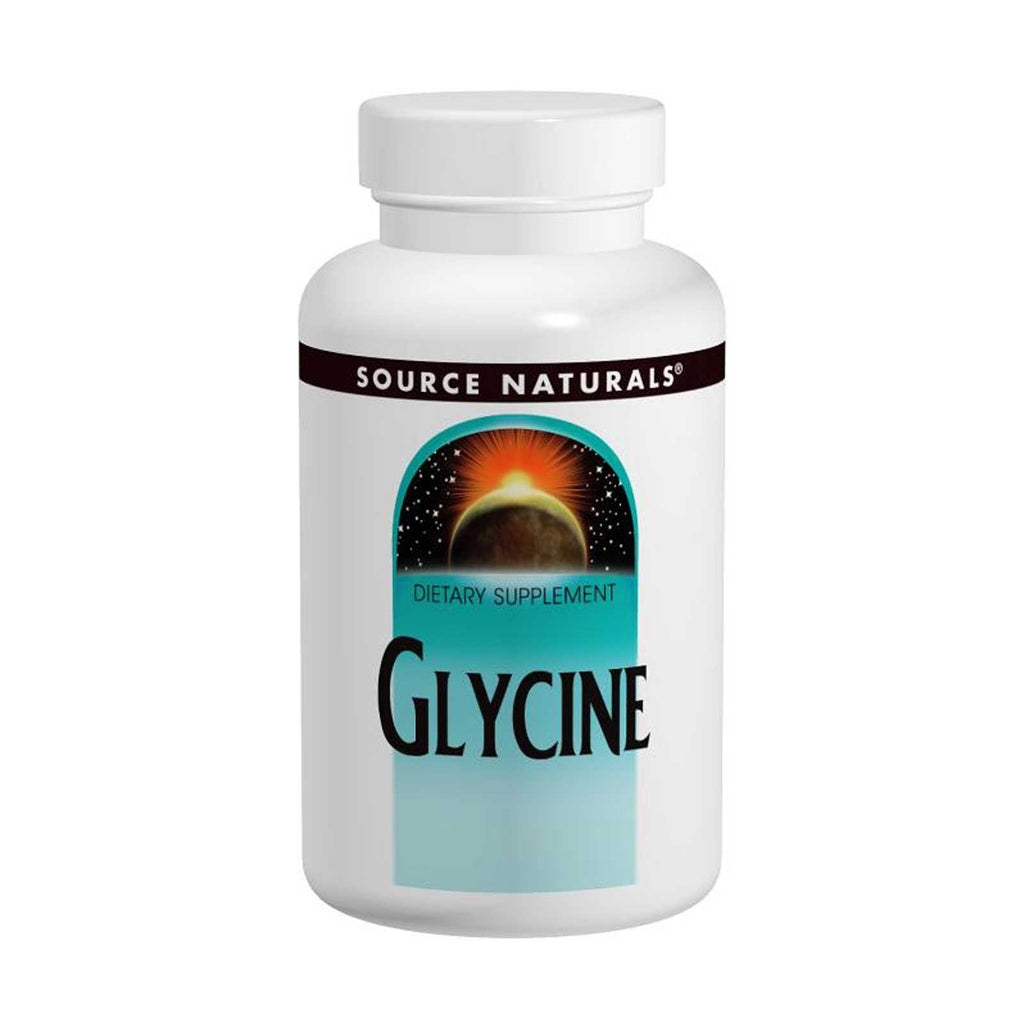 Source Naturals, Glicină, 500 mg, 200 capsule