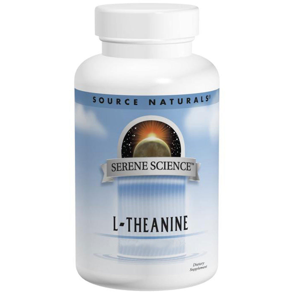 Source Naturals, L-Theanine, 200 מ"ג, 60 טבליות