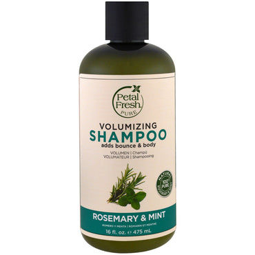 Petal Fresh, Pure, Volumizing Shampoo, Rosemary & Mint, 16 fl oz (475 ml)