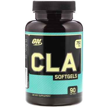 Optimum Nutrition, CLA, 750 mg, 90 Cápsulas Softgel