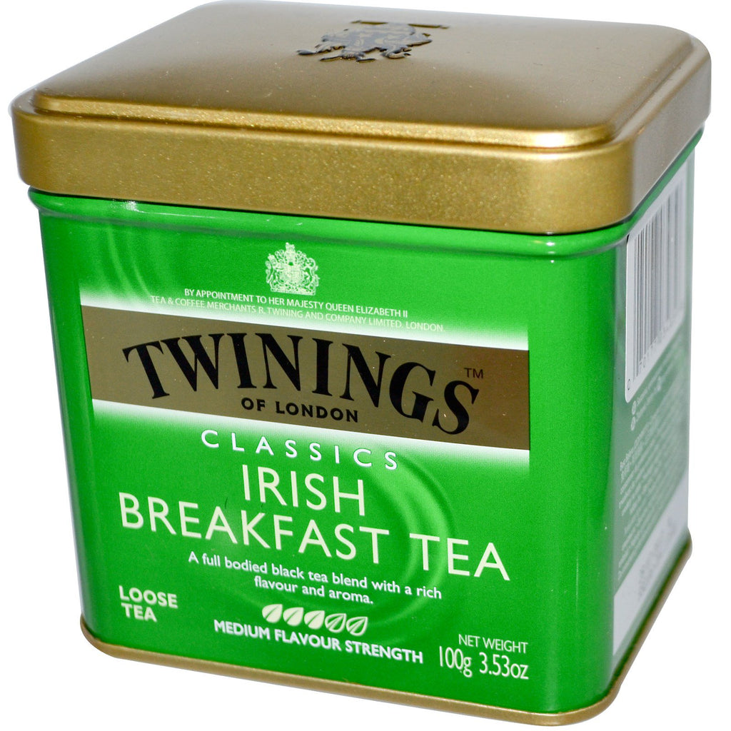 Twinings, Classics, Irish Breakfast Loose Tea, 3.53 ออนซ์ (100 กรัม)