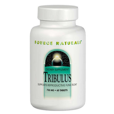 Source Naturals, Tribulus-ekstrakt, 750 mg, 60 tabletter
